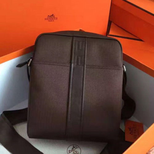 エルメスメンズキャンバスクロスバッグE125,H2