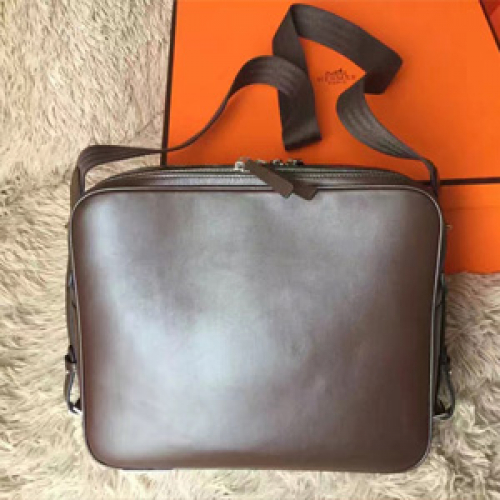 レザーエルメスメンズクロスバッグE132,H2