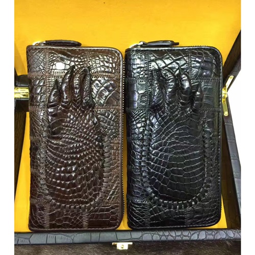 クロコダイルレザーエルメスメンズワニハンドバッグM032,,S1