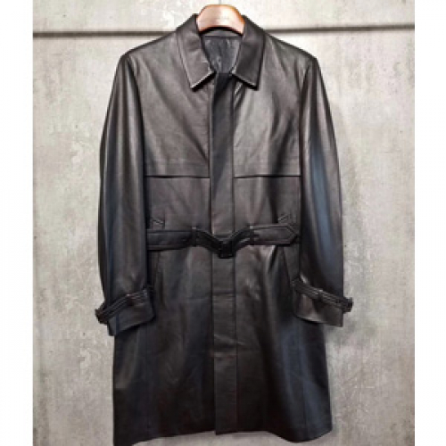 アルマーニメンズラムスキンロングジャケットA001,