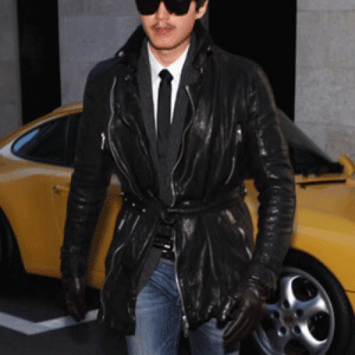 バーバリーメンズレザージャケットU029,