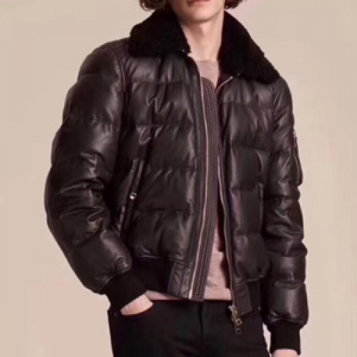 バーバリーメンズラムスキンレザージャケットU033