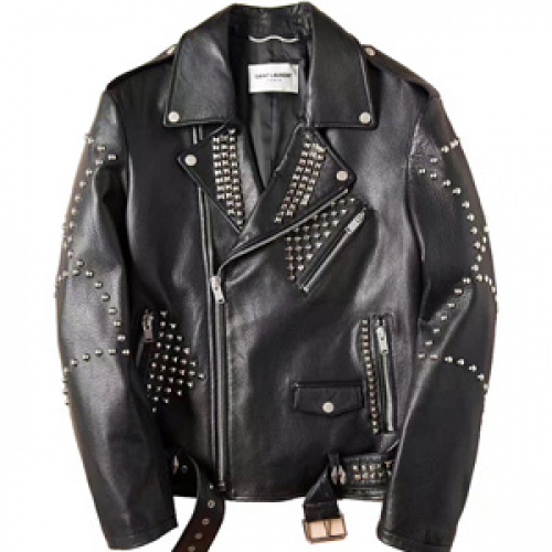 サンローランメンズラムスキンレザージャケットL003,