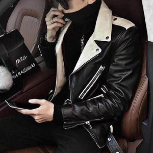 サンローランメンズラムスキンレザージャケットL010,