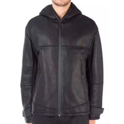 レザープラダメンズラムスキンレザージャケットR001,M6