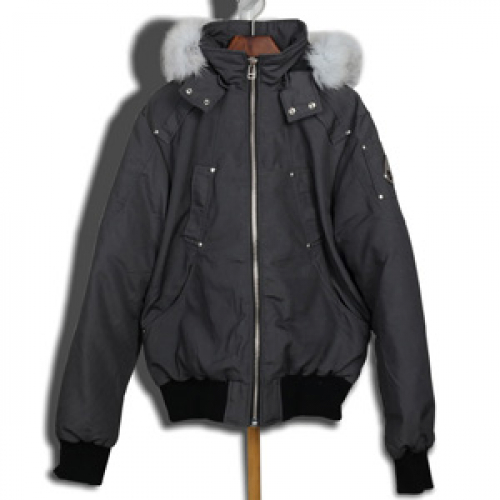 ムースナックルズメンズボンバージャケットグレーK019,