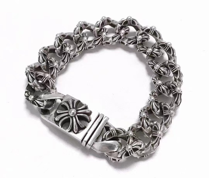 クロムハーツステリングシルバーブレスレットR031,