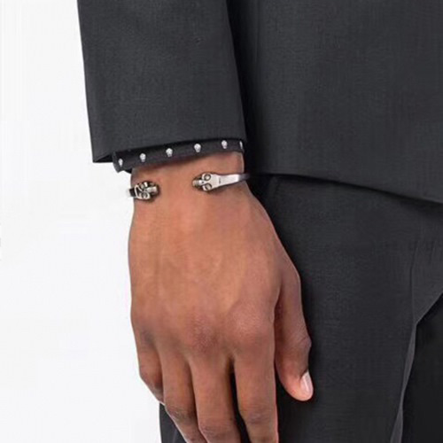 アレクサンダーマックイーンユニセックスステリングブレスレットQ001,