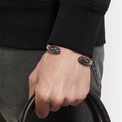 アレクサンダーマックイーンユニセックスステリングブレスレットQ002,