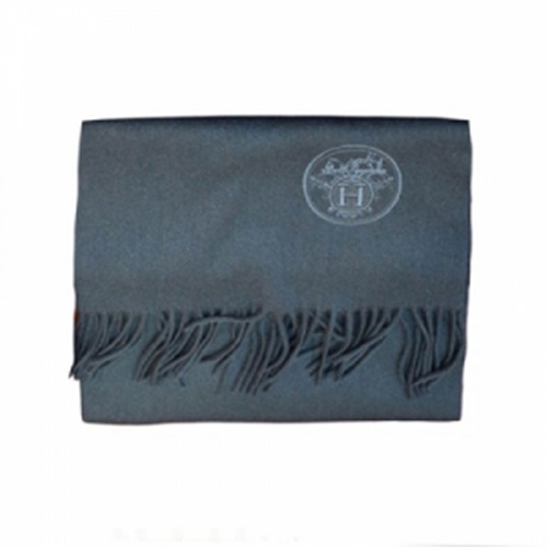 エルメスカシミアユニセックスグレーニットe0007