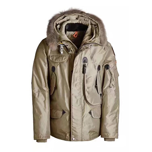 パラジャンパーズジャンパーメンズベージュ90%ダウンa000290%