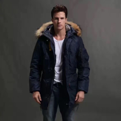 パラジャンパーズダウンコートメンズネイビー90%ダウンa001090%