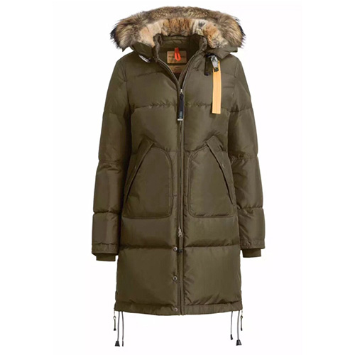 パラジャンパーズダウンコートレディースカーキ90%ダウンa001790%