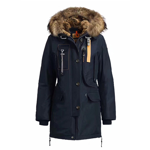 パラジャンパーズダウンコートレディースネイビー90%ダウンジャンパーa002590%