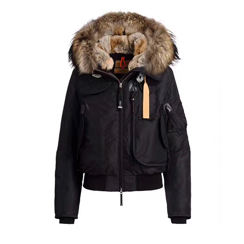 パラジャンパーズダウンジャケットレディースブラック90%ダウンa003090%