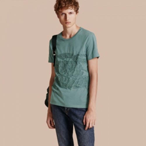 バーバリーイクエストリアンナイトコットンエンブロイダード40438371メンズシャツb0024