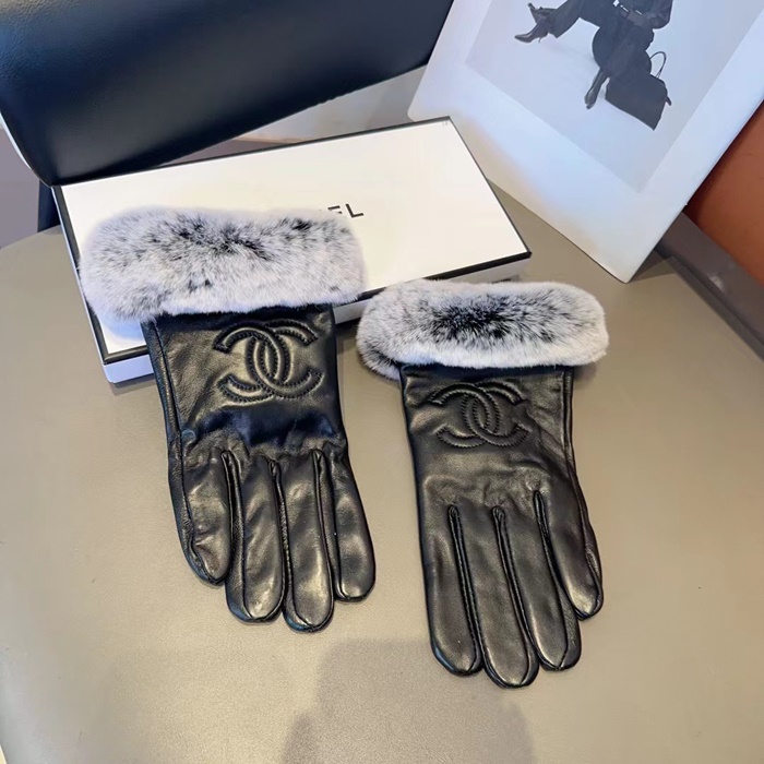 シャネルレディースレザー手袋N0001