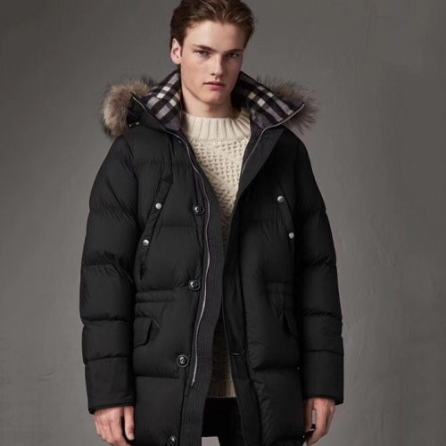 バーバリーメンズロングダウンパディングR0060