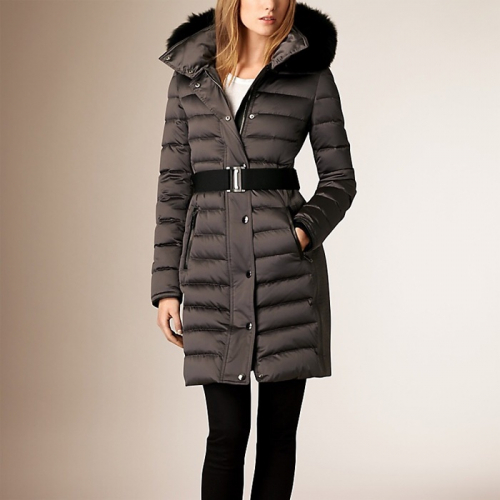 バーバリーレディースロングダウンパディングR0263,