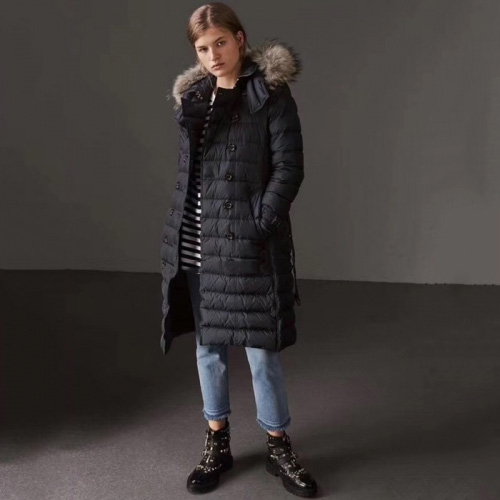 バーバリーレディースロングダウンパディングR0057