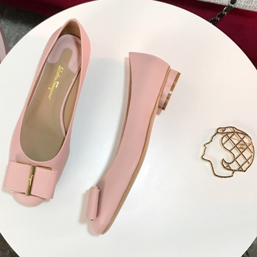 レディースエナメルフラットシューズR0026