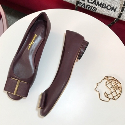 レディースエナメルフラットシューズR0027