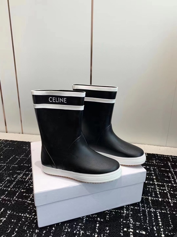 セリーヌレディースレザーレインブーツL0018,