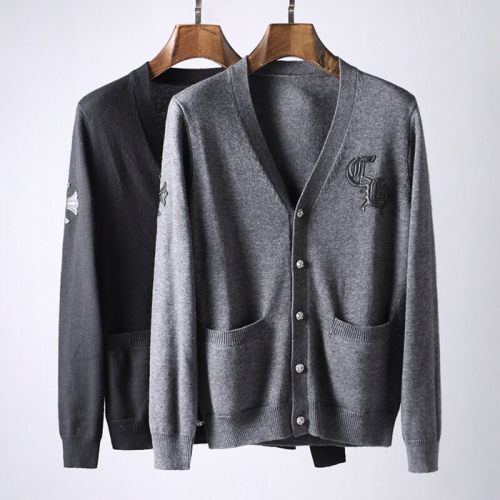 クロムハーツメンズネックカーディガンr04