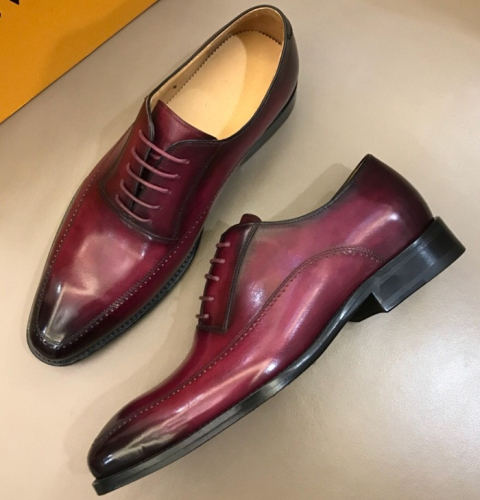 ルイヴィトンメンズレザーオックスフォードシューズU0070