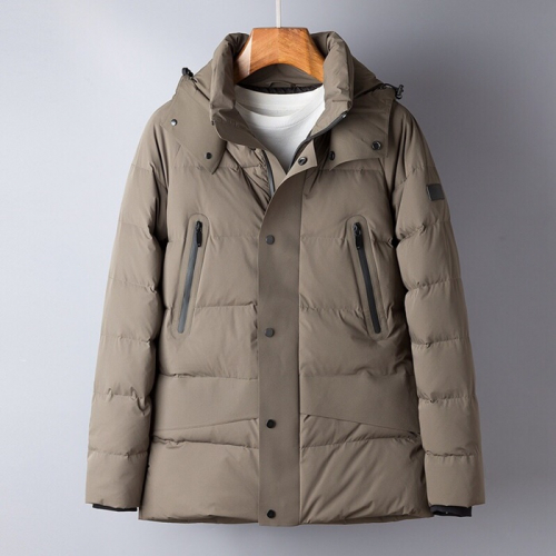 アレクサンダーワンメンズダウンパディングw003.(ブラック/カーキ).