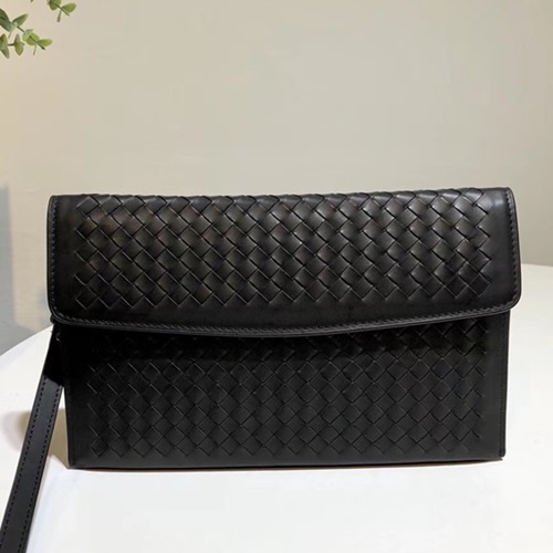 ,25ボッテガヴェネタレザーブラックメンズハンドバッグB0096,25