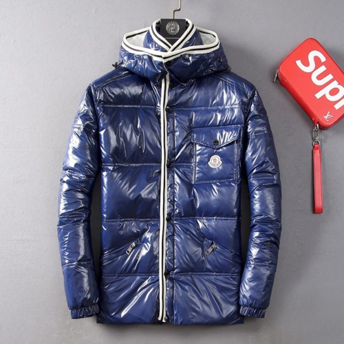 モンクレールメンズダウンパディングC0292,2(ブラック/ブルー)