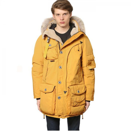 パラジャンパーズダウンジャケットR001,2(イエロー/ブラック)