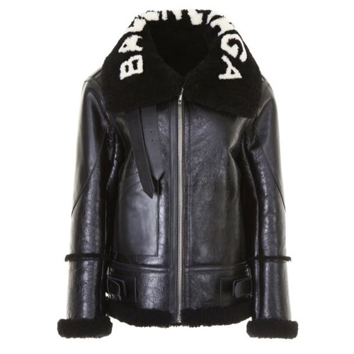 バレンシアガレザームスタンジャケットl0041ブラック