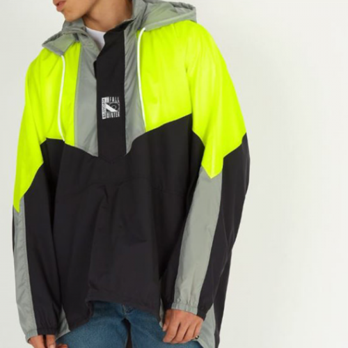 バレンシアガメンズマルチパネルウィンドブレーカーブレーカージャケットL0045,ブラック