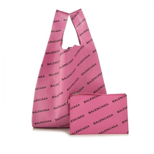 バレンシアガユニセックススーパートートバッグショッパーバッグ,B0006,ピンク