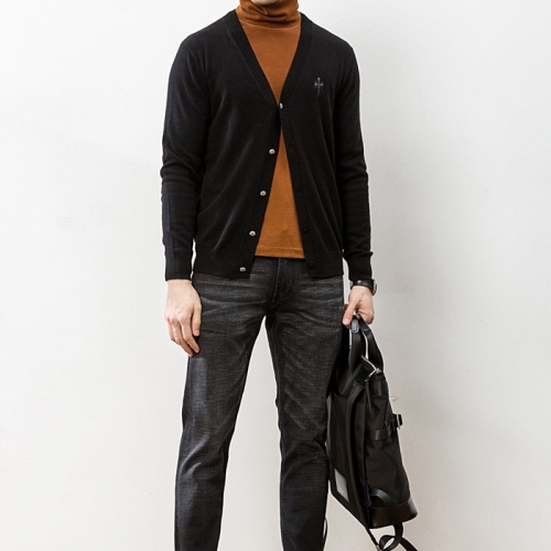 クロムハーツメンズウールカーディガンr01