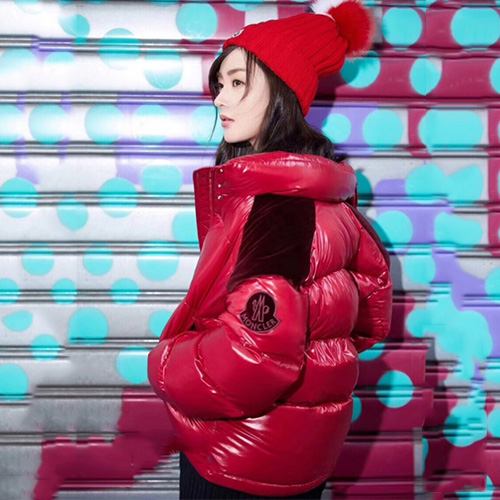 モンクレールレディースダウンパディングc0358.レッド