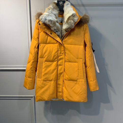 ストーンアイランドカップル用ダウンパディングo0010.イエロー