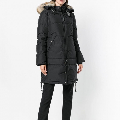 パラジャンパーズレディースダウンパディングパーカーr006.5(ブラック/レッド//ネイビー/オリーブ)