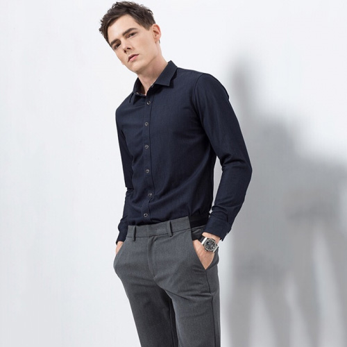 ヴァレンティノメンズデニムシャツl0144ネイビー