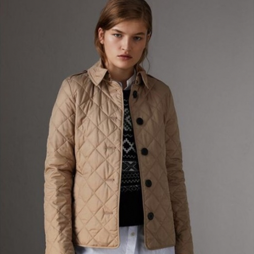 バーバリーレディースダウンジャケットr0417ベージュ