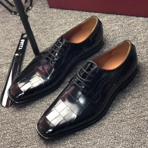 リーメンズレザーオックスフォードシューズy0056ブラック