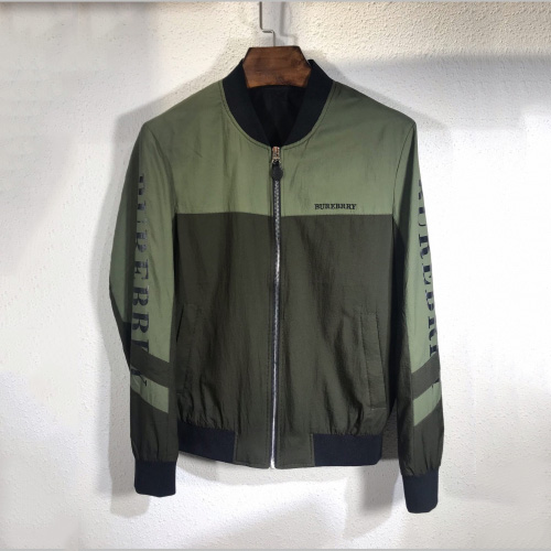 バーバリーメンズブレーカージャケットジャケットr0480オリーブ