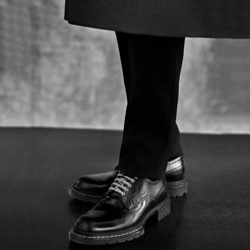 ディオールメンズレザーオックスフォードシューズo0124..ブラック