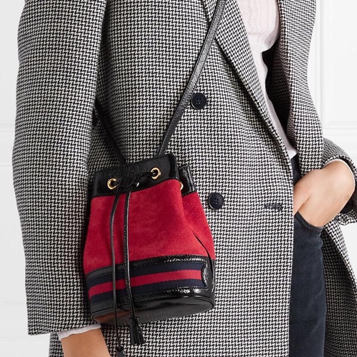 ,18.5グッチオフィディアレディースナノバケットバッグ550620,B0507,18.5,レッド