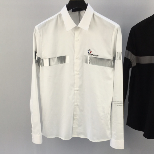 モンクレールメンズコットンシャツc0473ホワイト