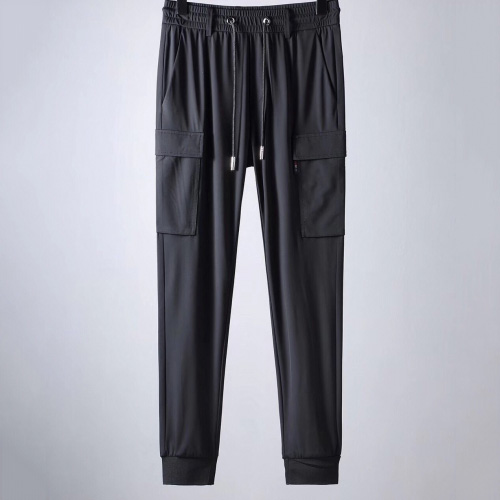 バーバリーメンズカジュアルコットントレーニングパンツr0694ブラック