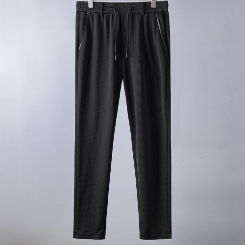 モンクレールメンズカジュアルコットントレーニングパンツc0476ブラック