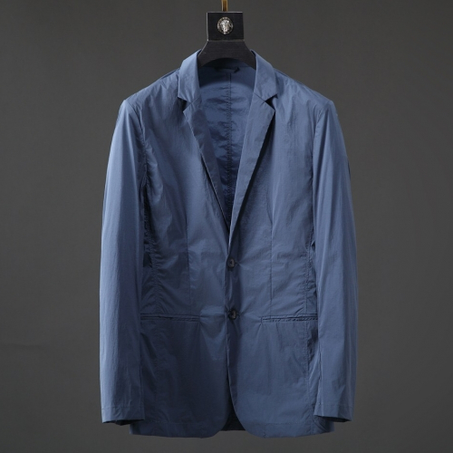 クラシックアルマーニメンズカジュアルスーツジャケットm02113(ブルー/ネイビー/グレー)